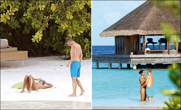 Ана и Швајни на Малдивима